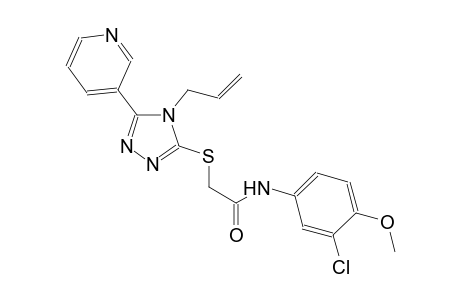 acetamide, N-(3-chloro-4-methoxyphenyl)-2-[[4-(2-propenyl)-5-(3-pyridinyl)-4H-1,2,4-triazol-3-yl]thio]-