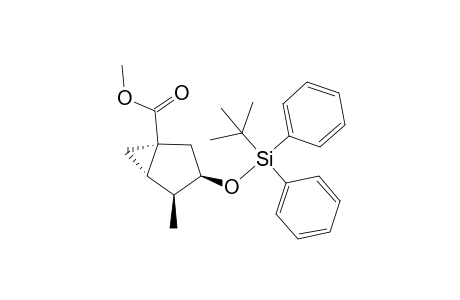 (1S,3R,4S,5S)-3-(tert-Butyl-diphenyl-silanyloxy)-4-methyl-bicyclo[3.1.0]hexane-1-carboxylic acid methyl ester