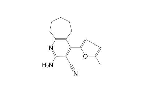 2-amino-4-(5-methyl-2-furyl)-6,7,8,9-tetrahydro-5H-cyclohepta[b]pyridine-3-carbonitrile