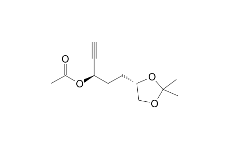 (3R,6S)-3-Acetoxy-6,7-isopropylidenedioxyhept-1-yne