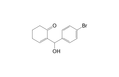 2-[p-Bromo-.alpha.-hydroxybenzyl]-cyclohex-2-en-1-one