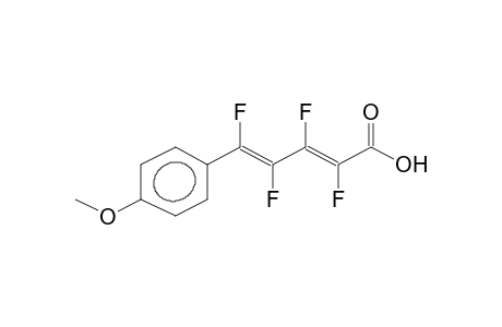 1E,3E-1-(PARA-METHOXYPHENYL)-4-CARBOXY-1,2,3,4-TETRAFLUORO-1,3-BUTADIENE