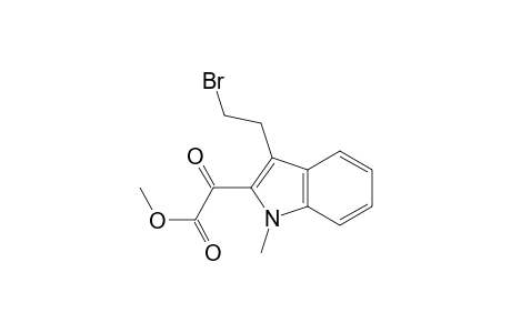 1H-Indole-2-acetic acid, 3-(2-bromoethyl)-1-methyl-.alpha.-oxo-, methyl ester