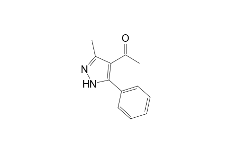 1-(5-methyl-3-phenyl-1H-pyrazol-4-yl)ethanone