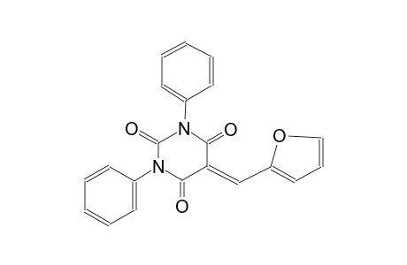 5-(2-furylmethylene)-1,3-diphenyl-2,4,6(1H,3H,5H)-pyrimidinetrione
