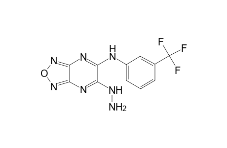 Furazano[3,4-b]pyrazine-5-hydrazine, 6-(3-trifluoromethylphenylamino)-