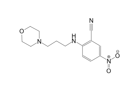 benzonitrile, 2-[[3-(4-morpholinyl)propyl]amino]-5-nitro-