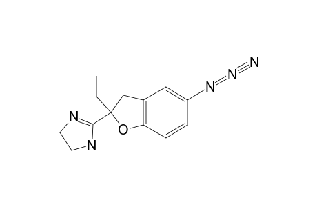2-(5-azido-2-ethyl-3H-1-benzofuran-2-yl)-4,5-dihydro-1H-imidazole