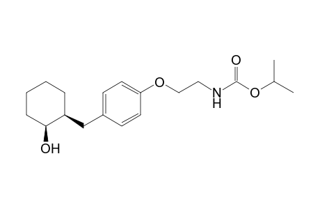 isopropyl N-[2-[4-[[(1S,2S)-2-hydroxycyclohexyl]methyl]phenoxy]ethyl]carbamate