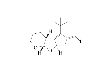 (3bR,7aS,8aR)-2(E)-Iodomethylene-3-tert-butyl-1,2,3b,4,5,6,7a,8a-octahydro-7,8-dioxacyclopenta[a]indene