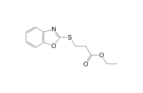 Ethyl 3-(1,3-benzoxazol-2-ylsulfanyl)propanoate
