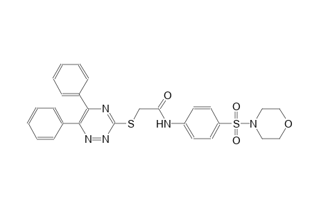 acetamide, 2-[(5,6-diphenyl-1,2,4-triazin-3-yl)thio]-N-[4-(4-morpholinylsulfonyl)phenyl]-