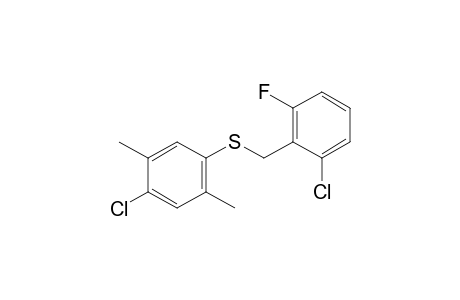 2-chloro-6-fluorobenzyl 4-chloro-2,5-xylyl sulfide