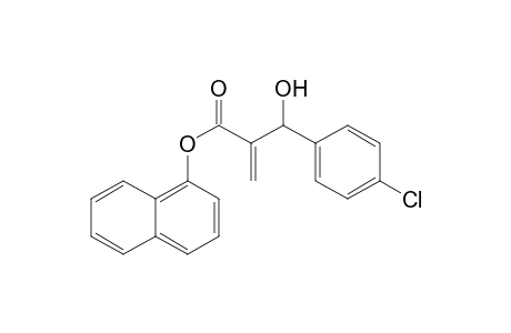 2-(Hydroxy(4-chlorophenyl)methyl)acrylic acid naphthalen-1-yl ester