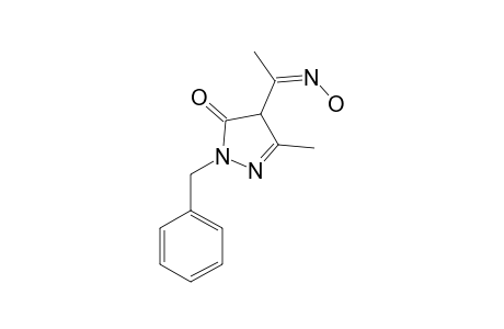 (Z)-2-BENZYL-2,4-DIHYDRO-4-[1-(HYDROXYAMINO)-ETHYLIDENE]-5-METHYL-3H-PYRAZOL-3-ONE;ISOMER-X