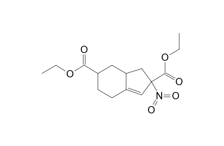 Diethyl 2,3,4,5,6,7-hexahydro-2-nitro-2,5-indenedicarboxylate