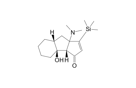 (3bS,3aS,7aR)-8a-(Dimethylamino)-3b-hydroxy-1-[trimethylsilyl]-3b,4,5,6,7,7a,8,8a-octahydro-3aH-cyclopenta[a]inden-3-one