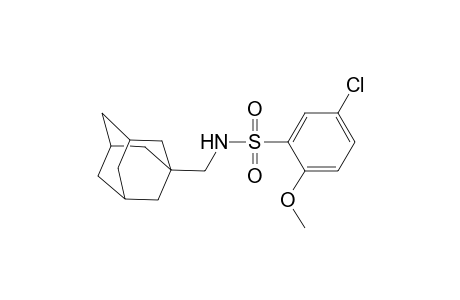 Benzenesulfonamide, N-(adamantan-1-yl)methyl-5-chloro-2-methoxy-