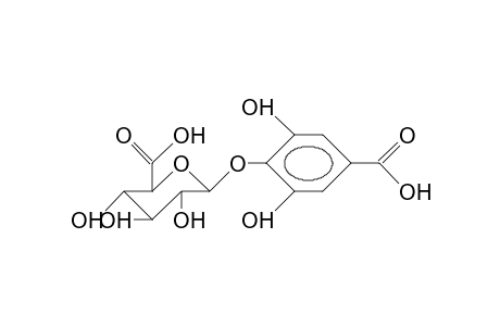 4-O-(3,5-Dihydroxy-benzoic acid)-B-D-glucuronide (M-lmf 5)