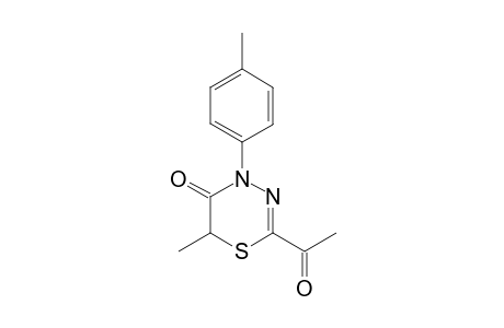 (RS)-2-ACETYL-6-METHYL-4-(4-METHYLPHENYL)-6H-1,3,4-THIADIAZIN-5-ONE