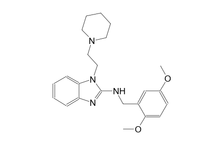 N-(2,5-dimethoxybenzyl)-1-[2-(1-piperidinyl)ethyl]-1H-benzimidazol-2-amine