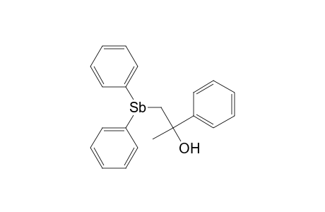 1-(Diphenylantimonyl)-2-phenyl-2-propanol