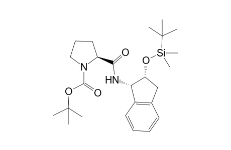 (S)-tert-Butyl2-[(1S,2R)-2-(tert-butyldimethylsilyloxy)-2,3-dihydro-1H-inden-1-ylcarbamoyl]pyrrolidine-1-carboxylate