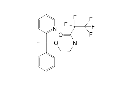 Doxylamine - metabolite I: pentafuoropropionyl derivatitive
