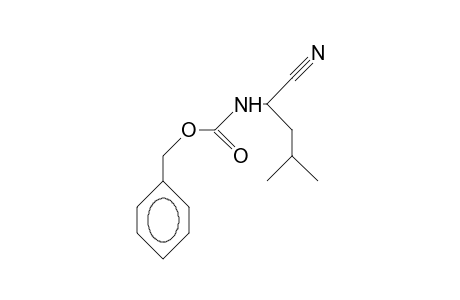 2-Benzyloxycarbonylamino-4-methyl-pentanenitrile