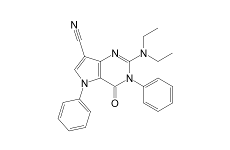 7-Cyano-2-diethylamino-3,5-diphenyl-3H-pyrrolo[3,2-d]pyrimidine-4(5H)-one