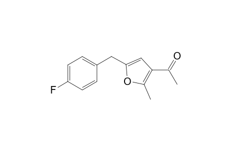 1-[2-methyl-5-(4-fluorobenzyl)-furan-3-yl]-ethanone