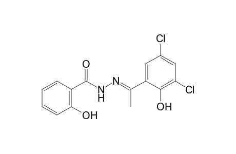salicylic acid, (3,5-dichloro-alpha-methylsalicylidene)hydrazide