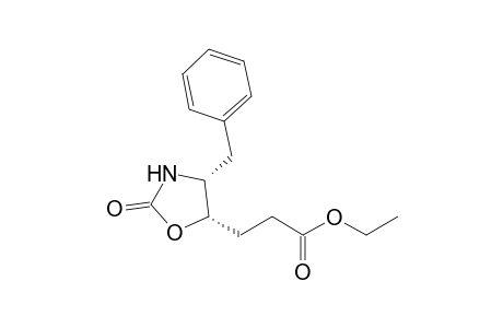 Ethyl (4R,5S)-2-oxo-4-(phenylmethyl)oxazolidine-5-propanoate