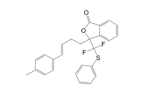 3-[Difluoro(phenylsulfanyl)methyl]-3-(4-tolylbut-3-enyl)isobenzofuran-1(3H)-one
