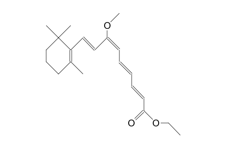 7-Methoxy-9-(2,6,6-trimethyl-1-cyclohexen-1-yl)-(2E,4E,6Z,8E)-2,4,6,8-nonatetraenoic acid, ethyl ester