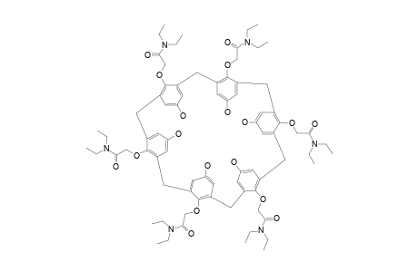 5,11,17,23,29,35-HEXAHYDROXY-37,38,39,40,41,42-HEXAKIS-[(N,N-DIETHYLAMINOCARBONYL)-METHOXY]-CALIX-[6]-ARENE