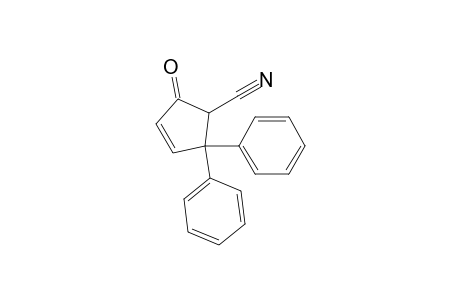 5-Cyano-4,4-diphenyl-2-cyclopentenone