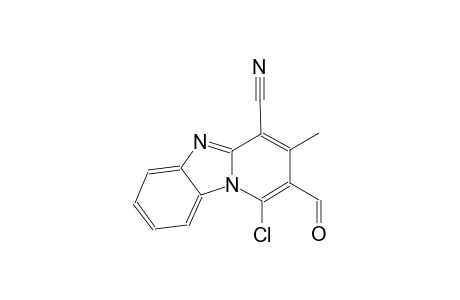 1-chloro-2-formyl-3-methylpyrido[1,2-a]benzimidazole-4-carbonitrile