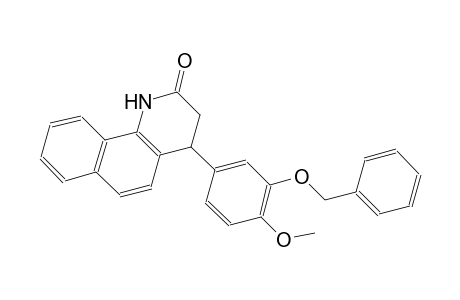 4-(3-Benzyloxy-4-methoxy-phenyl)-3,4-dihydro-1H-benzo[H]quinolin-2-one