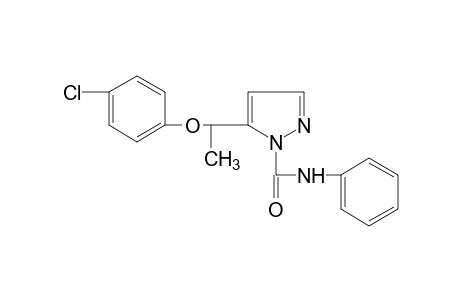 5-[1-(p-CHLOROPHENOXY)ETHYL]PYRAZOLE-1-CARBOXANILIDE