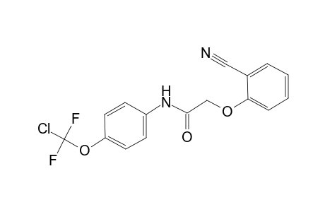 Acetamide, N-[4-(chlorodifluoromethoxy)phenyl]-2-(2-cyanophenoxy)-