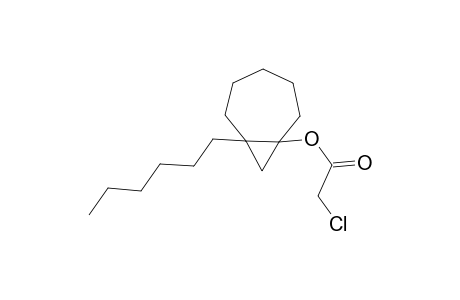 1-(Chloroactoxy)-7-hexylbicyclo[5.1.0]octane