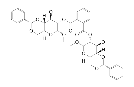 BIS-(METHYL-4,6-O-BENZYLIDENE-2-DEOXY-ALPHA-D-GLUCOPYRANOSID-2-YL)-PHTHALATE