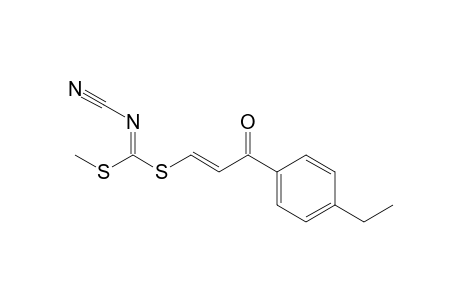(1E)-3-(4-Ethylphenyl)-3-oxo-1-propenyl methyl cyanodithioimidocarbonate
