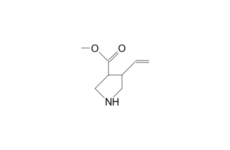 cis-4-Vinylpyrrolidine-3-carboxylic acid, methyl ester