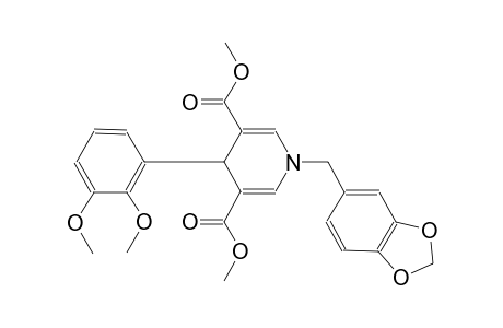 1-(1,3-benzodioxol-5-ylmethyl)-4-(2,3-dimethoxyphenyl)-4H-pyridine-3,5-dicarboxylic acid dimethyl ester