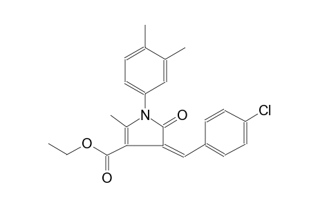 1H-pyrrole-3-carboxylic acid, 4-[(4-chlorophenyl)methylene]-1-(3,4-dimethylphenyl)-4,5-dihydro-2-methyl-5-oxo-, ethyl ester, (4Z)-