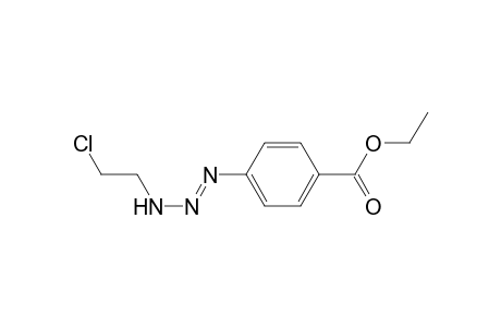Benzoic acid, 4-[3-(2-chloroethyl)-1-triazenyl]-, ethyl ester