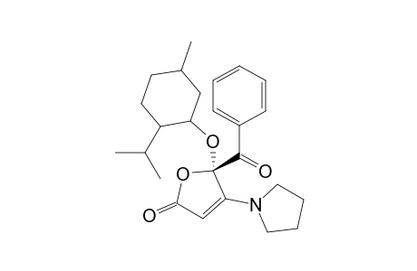 (5R)-5-Benzoyl-5-(l-menthyloxy)-4-(pyrrolidin-1-yl)furan-2(5H)-one