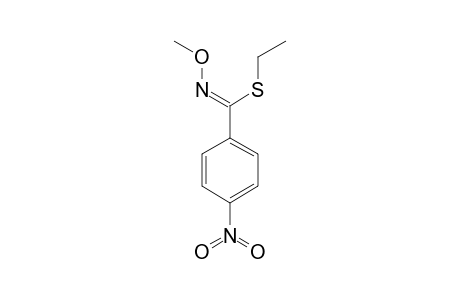 ETHYL-(Z)-O-METHYL-4-NITRO-BENZOTHIOHYDROXIMATE